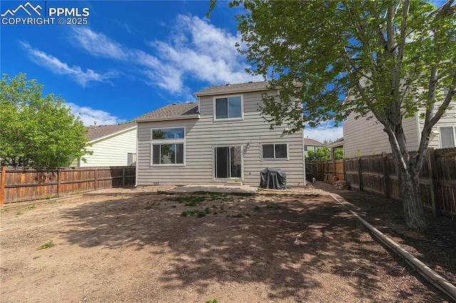 3808 Happy Jack Dr, Colorado Springs, CO 80922 - back of house featuring a fenced backyard