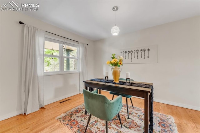 445 Wintery Cir, Colorado Springs, CO 80919 - office featuring wood finished floors and baseboards