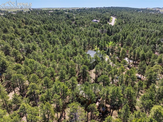 18045 Woodhaven Pl, Colorado Springs, CO 80908 - drone / aerial view of a forest