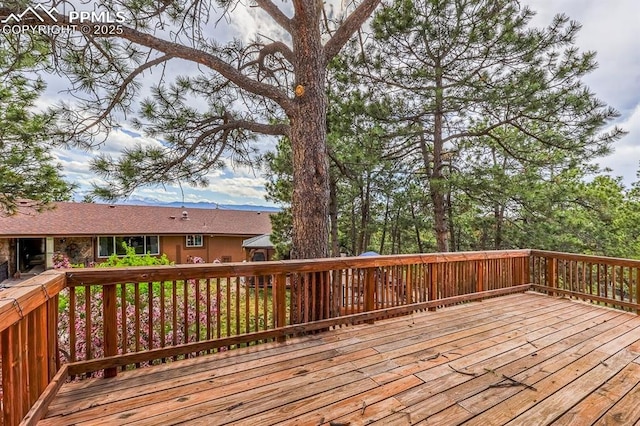 2760 Evergreen Rd, Colorado Springs, CO 80921 - view of wooden terrace