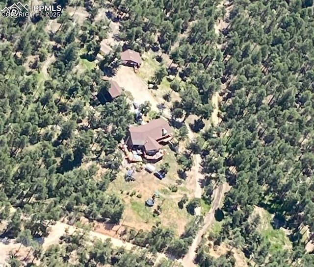 2760 Evergreen Rd, Colorado Springs, CO 80921 - aerial view of property and surrounding area