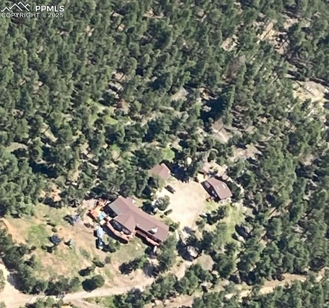 2760 Evergreen Rd, Colorado Springs, CO 80921 - aerial view of property and surrounding area