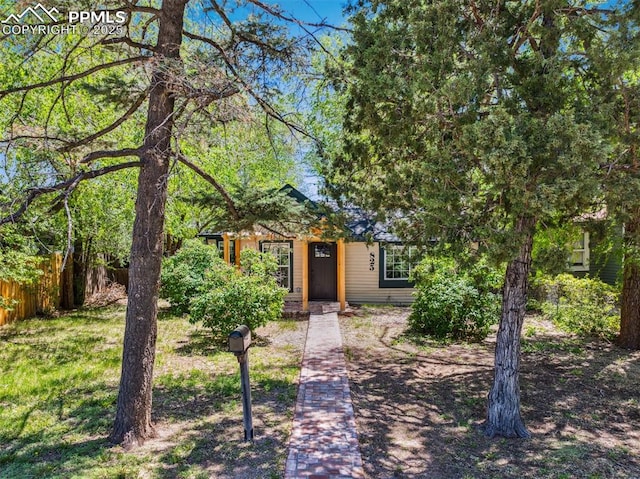 825 N Wahsatch Ave, Colorado Springs, CO 80903 - view of front of property with fence