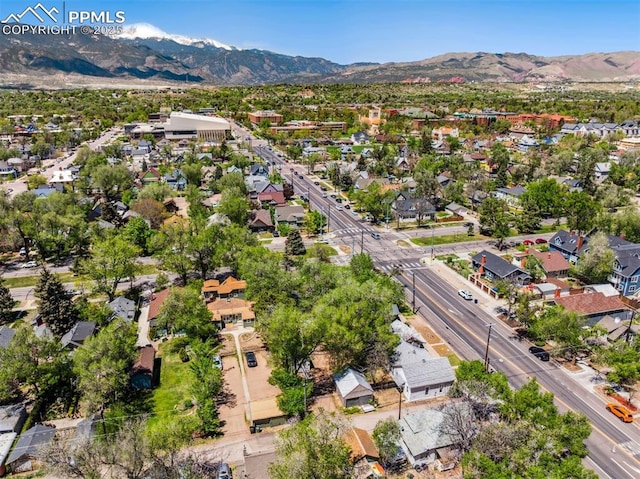 825 N Wahsatch Ave, Colorado Springs, CO 80903 - view of property location featuring a mountain backdrop and nearby suburban area