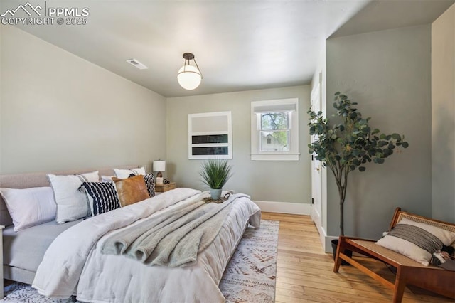 825 N Wahsatch Ave, Colorado Springs, CO 80903 - bedroom featuring light wood-type flooring and baseboards