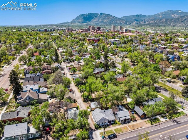 825 N Wahsatch Ave, Colorado Springs, CO 80903 - bird's eye view of mountains