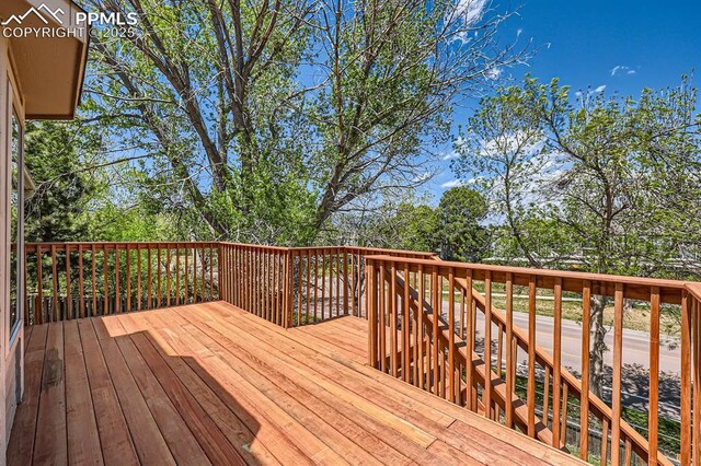 2068 Silkwood Dr, Colorado Springs, CO 80920 - view of deck