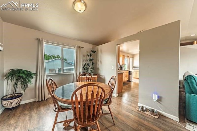 780 Foxwood Dr, Colorado Springs, CO 80911 - dining area with wood finished floors and baseboards