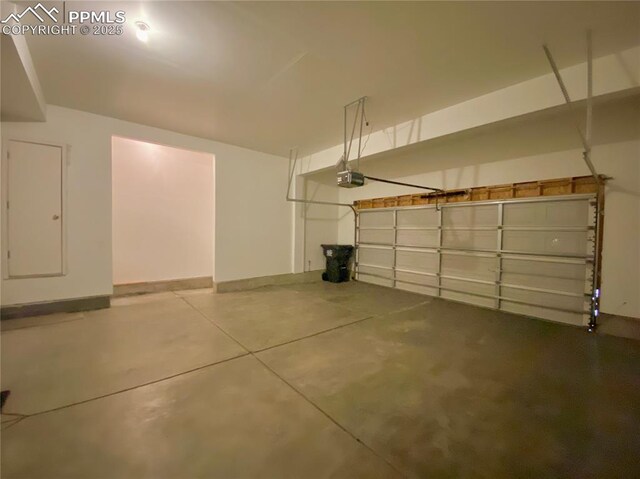 7513 Sandy Springs Pt, Fountain, CO 80817 - garage with a garage door opener