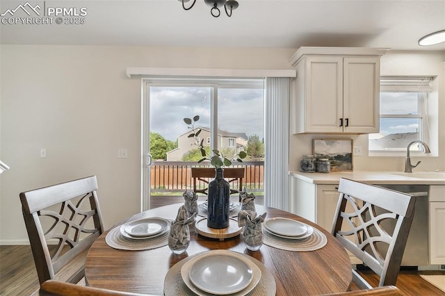 8463 Shadow Run Ln, Fountain, CO 80817 - dining room with wood finished floors