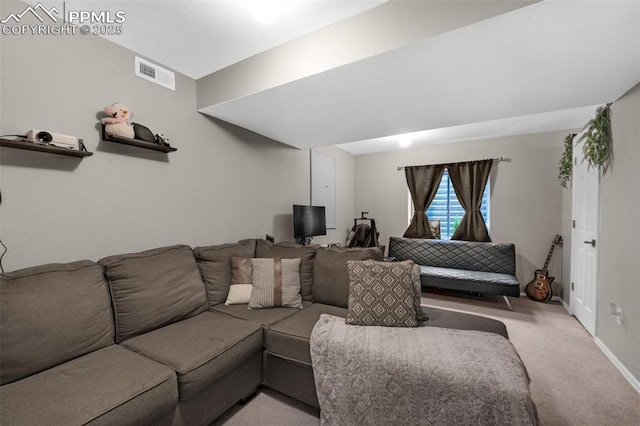 629 Golden Eagle Dr, Colorado Springs, CO 80916 - living room featuring carpet flooring and baseboards