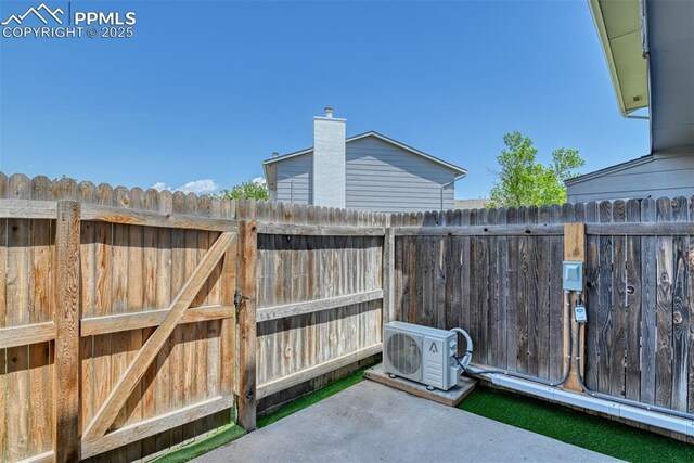1228 Soaring Eagle Dr, Colorado Springs, CO 80915 - view of patio with ac unit