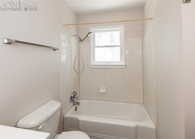 909 E Costilla St, Colorado Springs, CO 80903 - bathroom featuring toilet and shower / bath combination
