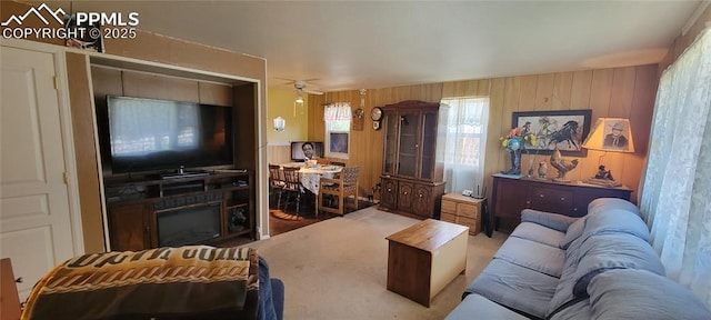 2510 N Union Blvd, Colorado Springs, CO 80909 - living area with ceiling fan