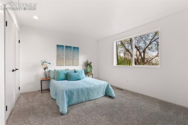 2115 Friendship Cir, Colorado Springs, CO 80904 - carpeted bedroom featuring recessed lighting