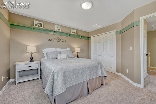 2044 Coldstone Way, Colorado Springs, CO 80921 - carpeted bedroom featuring baseboards and a closet