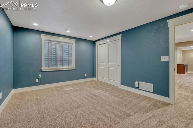 2044 Coldstone Way, Colorado Springs, CO 80921 - unfurnished bedroom featuring carpet flooring, baseboards, and recessed lighting