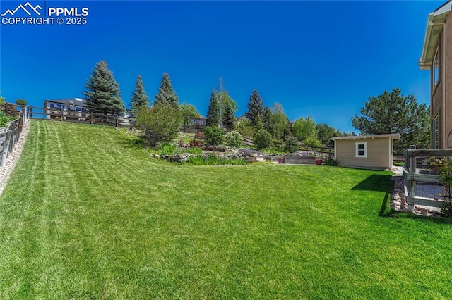 2044 Coldstone Way, Colorado Springs, CO 80921 - view of yard