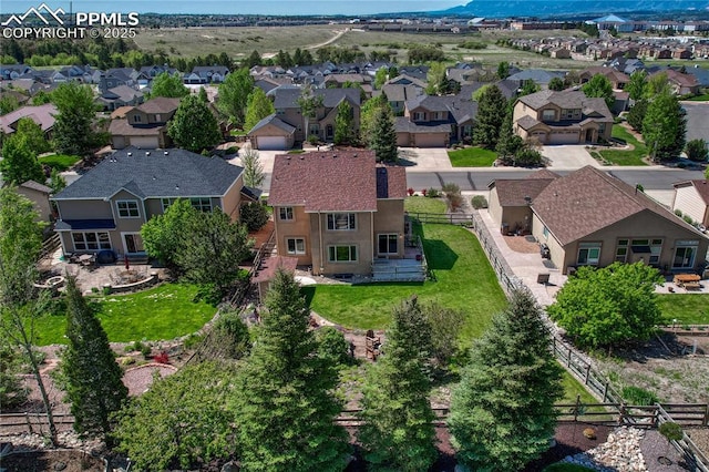 2044 Coldstone Way, Colorado Springs, CO 80921 - aerial perspective of suburban area
