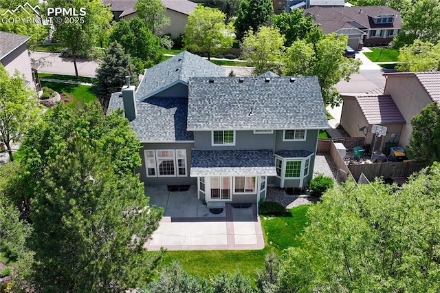 9524 Pinebrook Way, Colorado Springs, CO 80920 - aerial perspective of suburban area