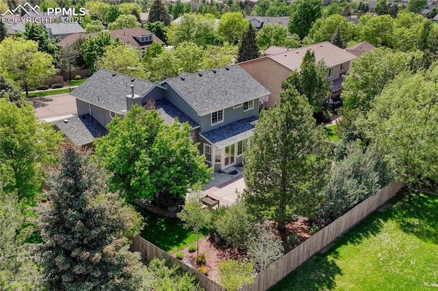 9524 Pinebrook Way, Colorado Springs, CO 80920 - aerial perspective of suburban area