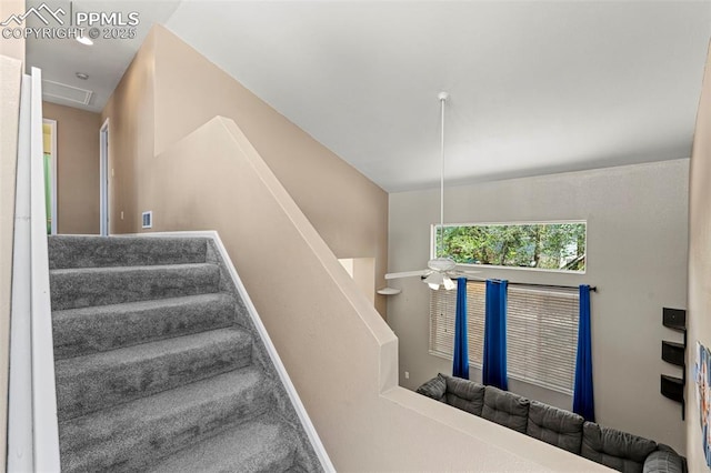 2265 Sage Grouse Ln, Colorado Springs, CO 80951 - staircase featuring baseboards