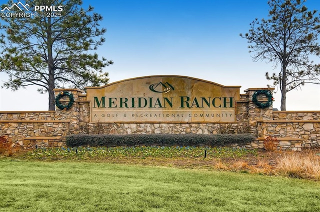 10737 Rolling Mesa Dr, Falcon, CO 80831 - community / neighborhood sign with a lawn