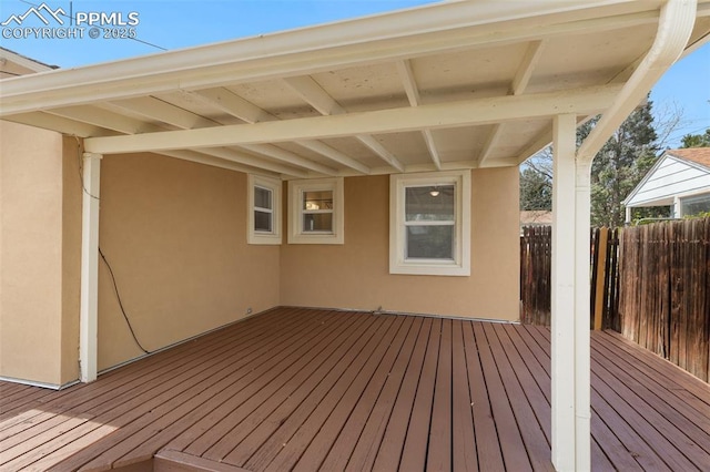 207 N 20th St, Colorado Springs, CO 80904 - wooden terrace featuring fence