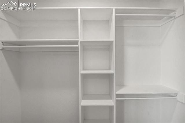 view of closet