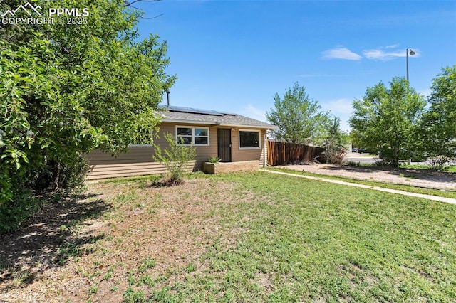 2744 Ron Ct, Colorado Springs, CO 80909 - view of front facade with solar panels