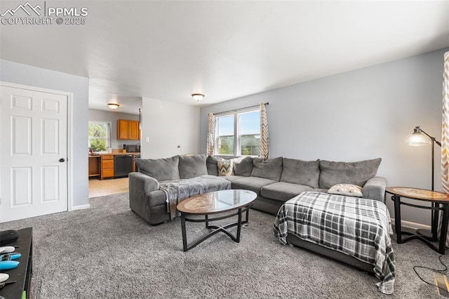 2744 Ron Ct, Colorado Springs, CO 80909 - living area with light carpet