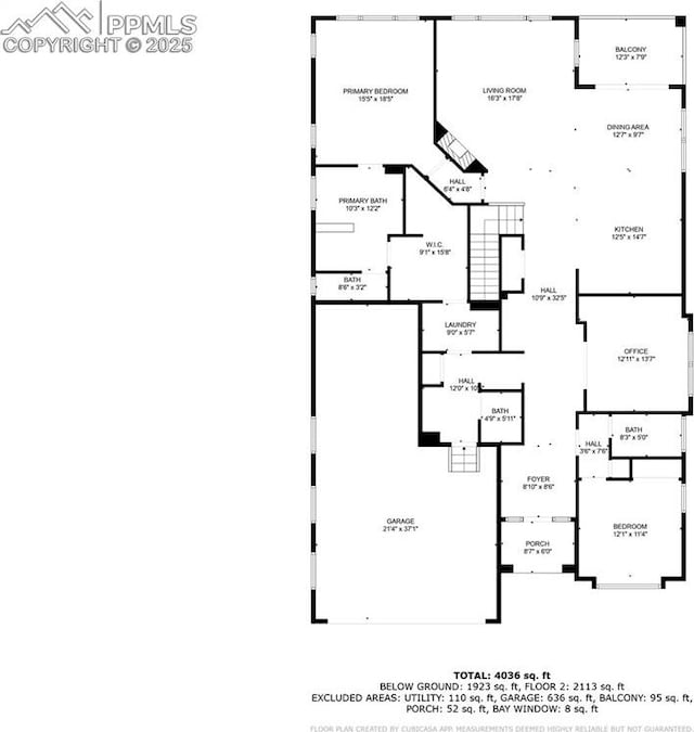 6949 Compass Bend Dr, Colorado Springs, CO 80927 - home floor plan