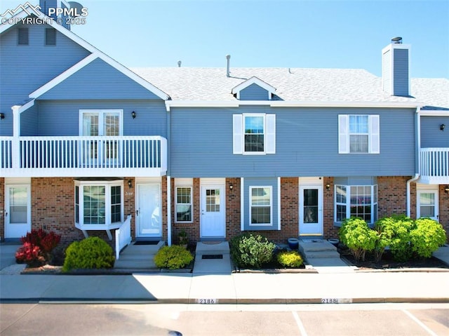 2186 Giltshire Dr, Colorado Springs, CO 80905 - multi unit property with a chimney and brick siding