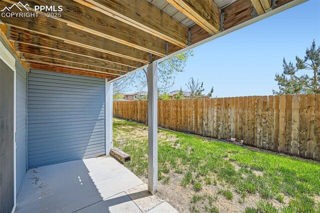 2186 Giltshire Dr, Colorado Springs, CO 80905 - view of yard featuring a patio
