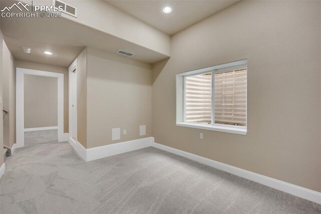 6259 Bearcat Loop, Colorado Springs, CO 80925 - carpeted spare room with recessed lighting and baseboards