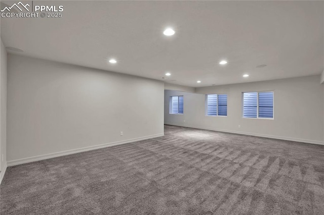 9095 Vanderwood Rd, Colorado Springs, CO 80908 - carpeted empty room featuring recessed lighting and baseboards