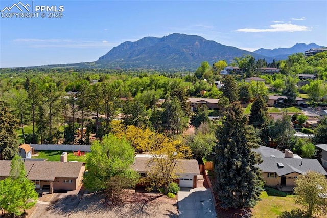 1107 Parkview Blvd, Colorado Springs, CO 80905 - view of mountain background with nearby suburban area