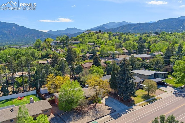 1107 Parkview Blvd, Colorado Springs, CO 80905 - drone / aerial view of mountains