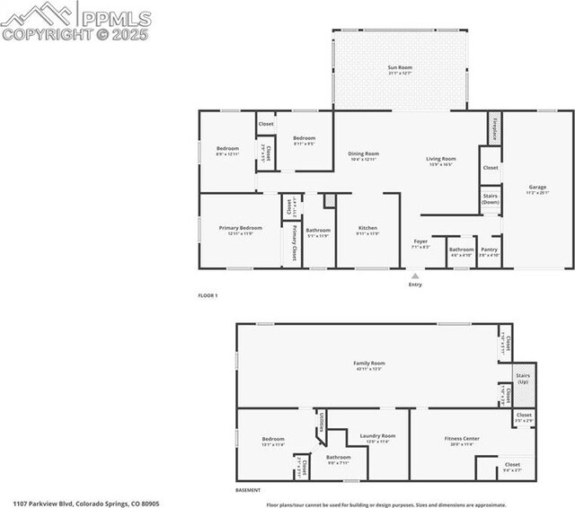 1107 Parkview Blvd, Colorado Springs, CO 80905 - home floor plan