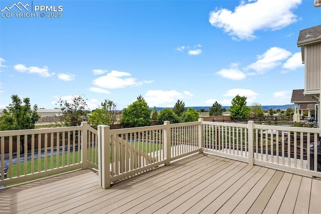 8257 Plumwood Cir, Colorado Springs, CO 80927 - view of wooden terrace
