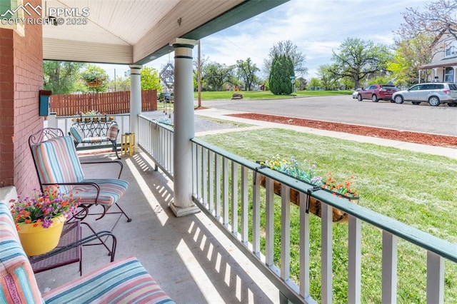 521 W Corona Ave, Pueblo, CO 81004 - balcony with covered porch