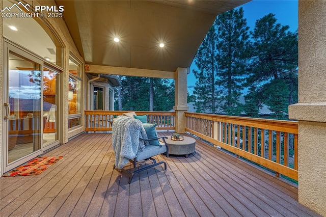 16150 Cliffrock Ct, Colorado Springs, CO 80921 - wooden deck with central air condition unit
