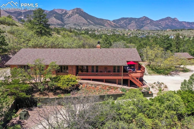8020 Westwood Rd, Colorado Springs, CO 80919 - view of mountain backdrop