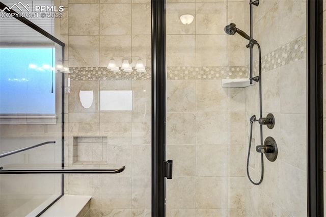 2062 Lone Willow Vw, Colorado Springs, CO 80904 - bathroom with a shower stall