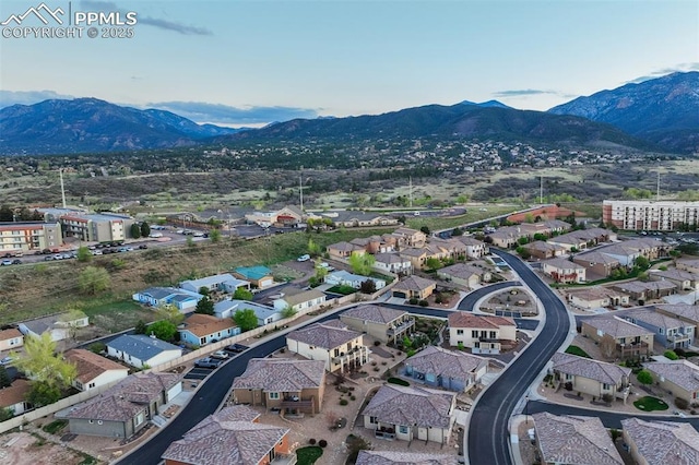 2062 Lone Willow Vw, Colorado Springs, CO 80904 - aerial perspective of suburban area with a mountainous background