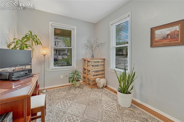 115 N 24th St, Colorado Springs, CO 80904 - office space with plenty of natural light, wood finished floors, and baseboards