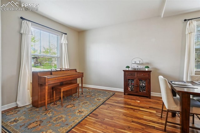 8445 Jacks Fork Dr, Colorado Springs, CO 80924 - office space with wood finished floors and baseboards