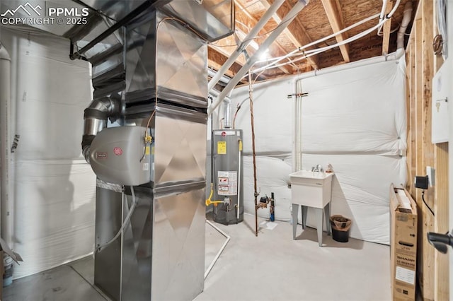 7663 Double Barrel Hts, Colorado Springs, CO 80923 - utility room featuring water heater