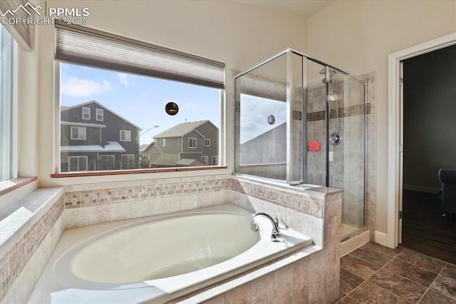 7719 Paca Pl, Fountain, CO 80817 - bathroom with a shower stall and a garden tub