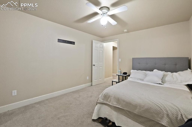 7719 Paca Pl, Fountain, CO 80817 - bedroom featuring carpet, baseboards, and a ceiling fan